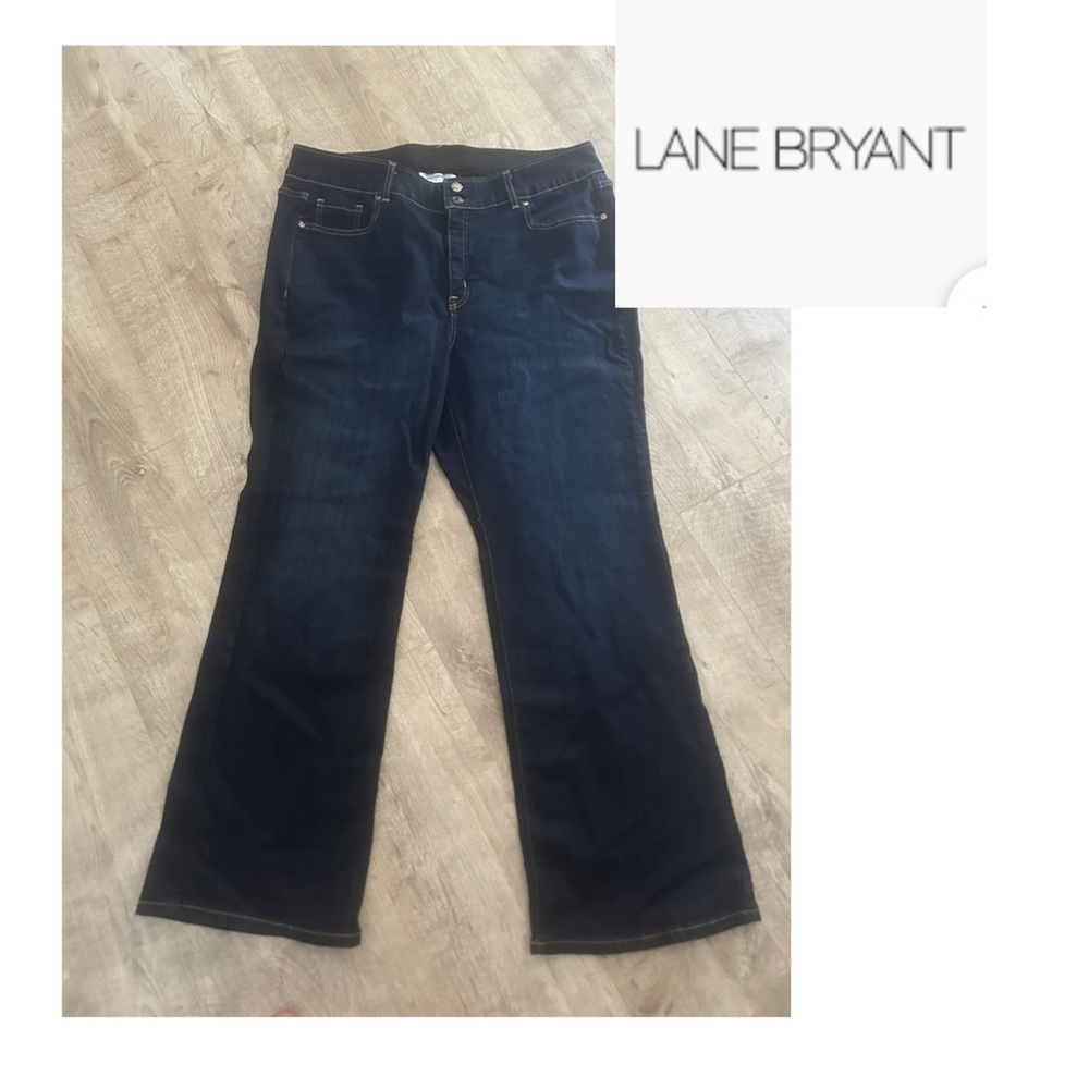 NWOT Lane Bryant Size 20S High Rise Bootcut Jeans Tighter Tummy Technology copy💥